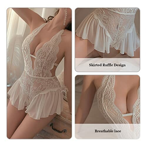 Body Lencería Picardias Encaje Sexy Mujer