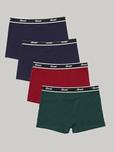Conjunto de bóxers de colores para hombres.